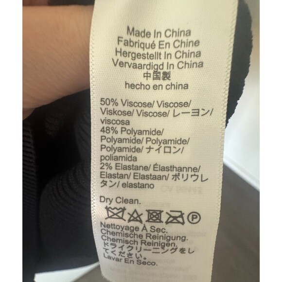 J Crew contrast black mini-sweater dress in supersculpt yarn size L Old Money - Picture 7 of 11